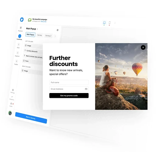 the popup design breaks trust