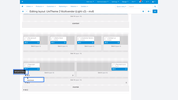 adding block on cs cart